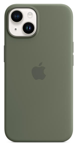iPhone 14 Silicone Case MagSafe - Olive4