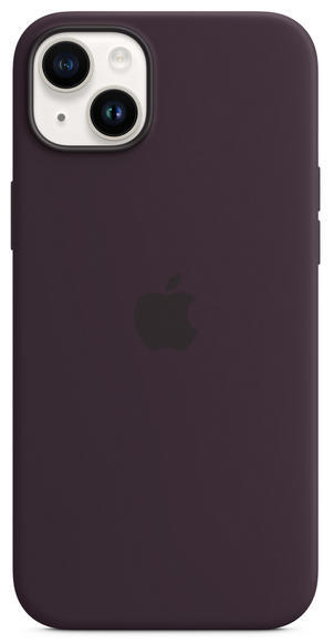 iPhone 14 Plus Silicone Case MagSafe - Elderberry4