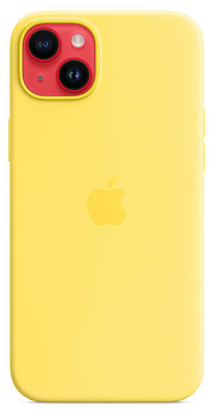 iPhone 14 Plus Silicone Case MagSafe - Canary Yell4