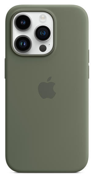 iPhone 14 Pro Silicone Case MagSafe - Olive4