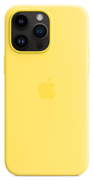 iPhone 14 Pro Max Silicone Case MagSafe - Canary Y4
