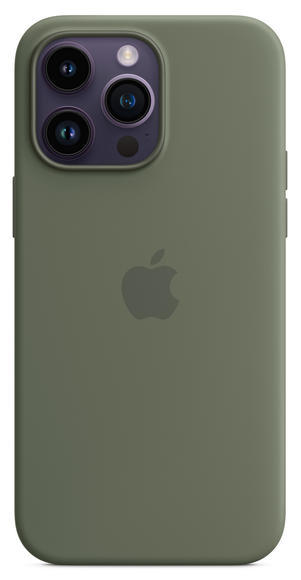 iPhone 14 Pro Max Silicone Case MagSafe - Olive4