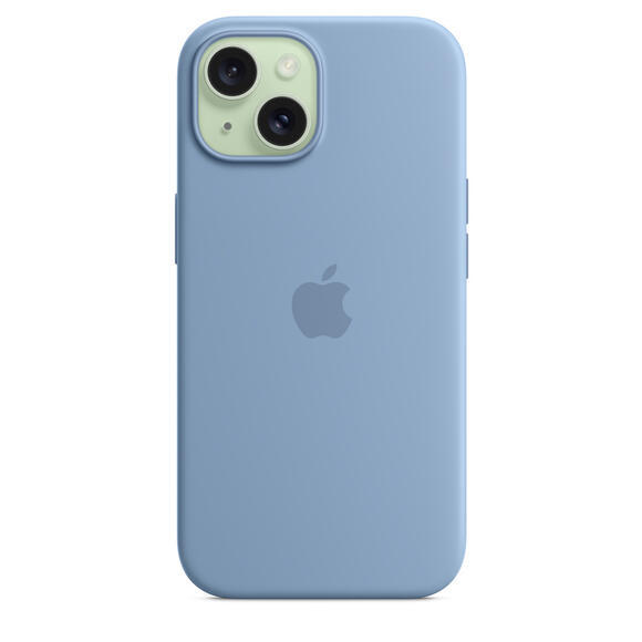 iPhone 15 Silicone Case MagSafe Winter Blue4