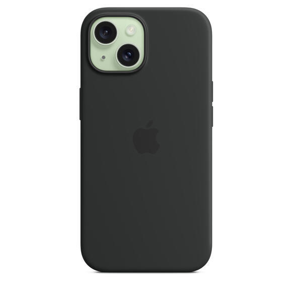 iPhone 15 Silicone Case MagSafe Black4