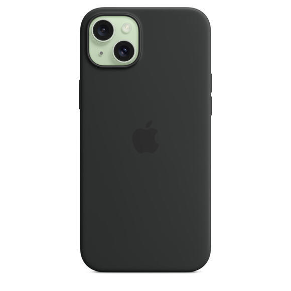 iPhone 15 Plus Silicone Case MagSafe Black4