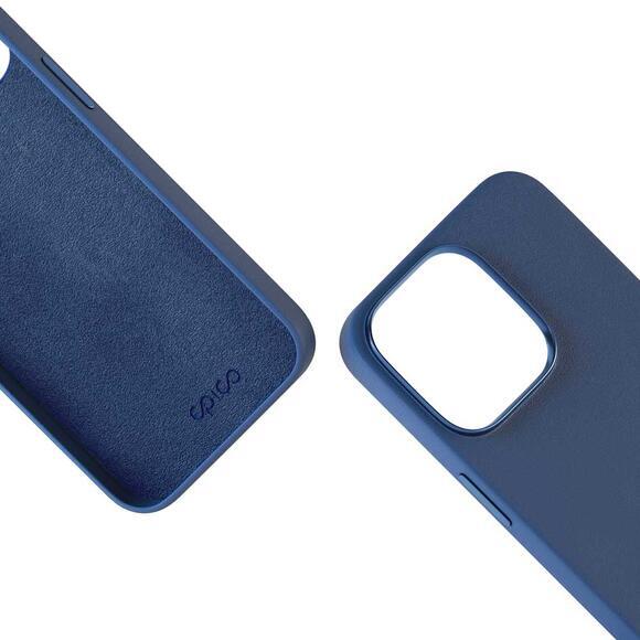 Epico Mag+ Leather Case iPhone 15 Blue4