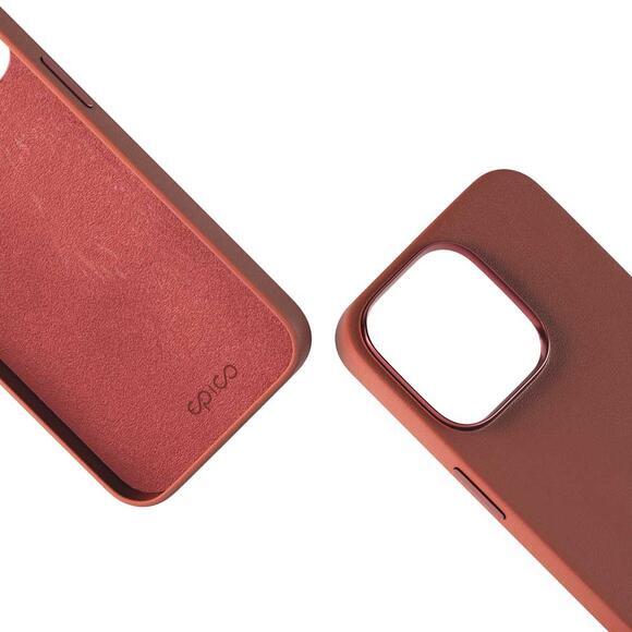 Epico Mag+ Leather Case iPhone 15 Plus Brown4