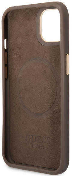 Guess PU 4G MagSafe Case iPhone 14, Brown4