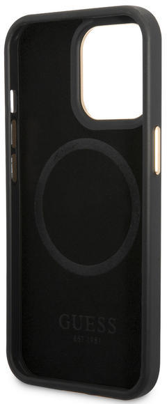 Guess PU 4G MagSafe Case iPhone 14 Pro, Black4