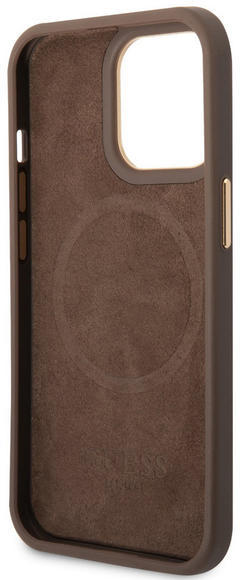 Guess PU 4G MagSafe Case iPhone 14 Pro Max, Brown4