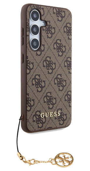 Guess 4G Charms kryt pro Samsung Galaxy S24+ Brown4