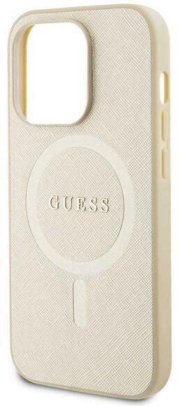 Guess Saffiano MagSafe kryt iPhone 15 Pro, Beige4