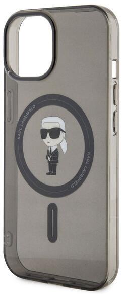 Karl Lagerfeld IML Ikonik MagSafe iPhone 15, Black4