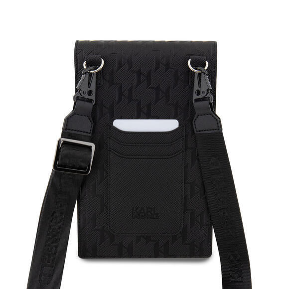 Karl Lagerfeld Saffiano Monogram Wallet Bag Ikonik4