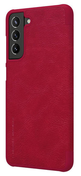 Nillkin Qin Book pouzdro Samsung S21 FE, Red4