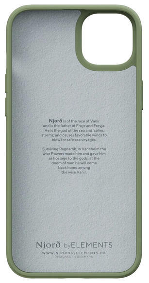 Njord Comfort+ Case iPhone 14 Plus, Olive4