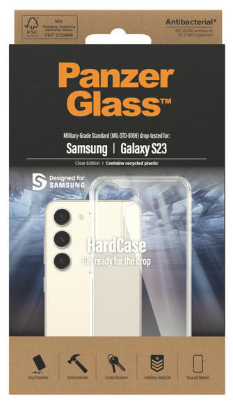 PanzerGlass™ HardCase Samsung S23 Clear4