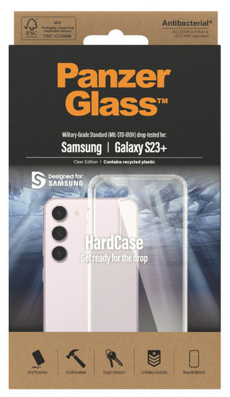PanzerGlass™ HardCase Samsung S23+ Clear4