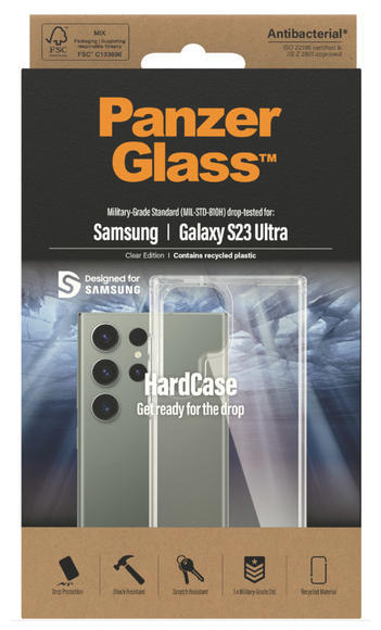 PanzerGlass™ HardCase Samsung S23 Ultra Clear4