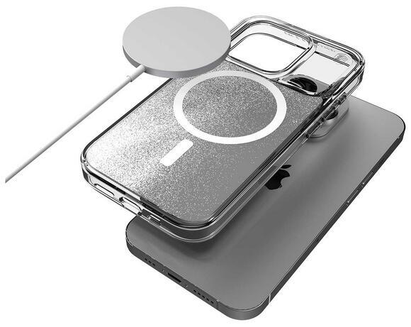 STM Relax Sand Magsafe Case iPhone 15, Clear4