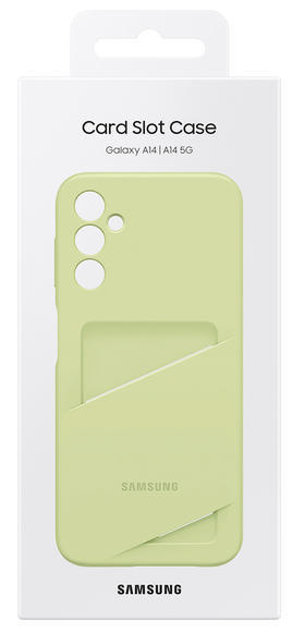 Samsung Card Slot Case Galaxy A14 LTE/A14 5G, Lime4