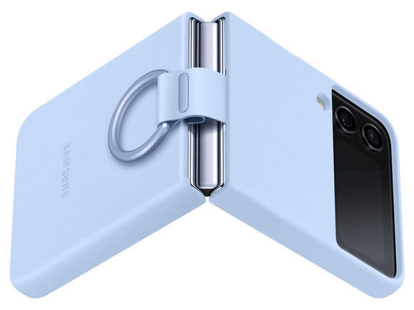 Samsung EF-PF721TL Silicone Cover Ring Flip4, Blue4