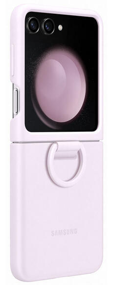 Samsung Silicone Case with Ring Z Flip 5, Lavender4