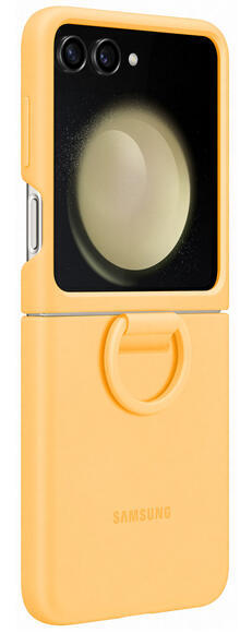 Samsung Silicone Case with Ring Z Flip 5, Apricot4