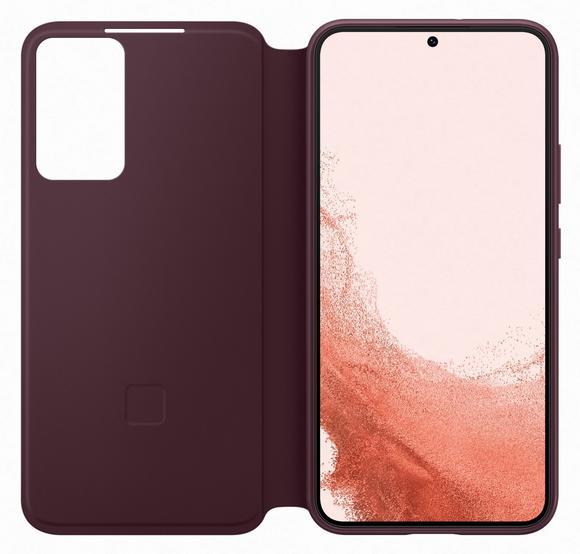 Samsung Smart Clear View Cover S22+, Burgundy4