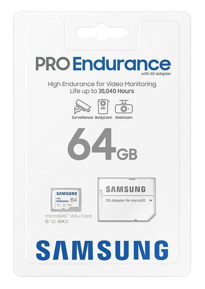 Samsung micro SDXC 64GB PRO Endurance + SD adaptér4
