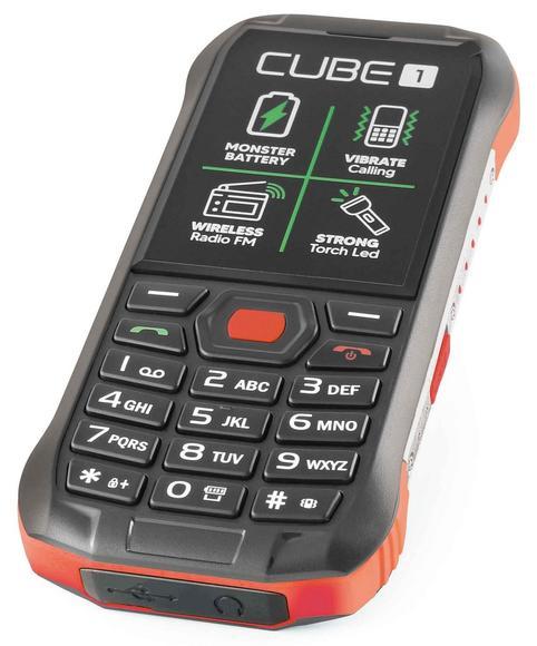 CUBE1 X200 odolný tlačítkový telefon - Red4