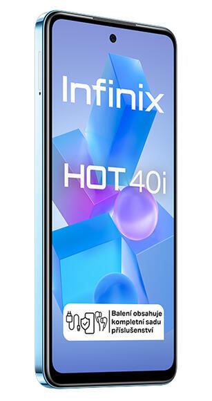 Infinix Hot 40i 128+4GB Palm Blue4