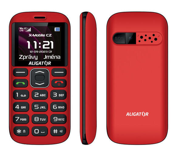 Aligator A720 4G Senior Black Red4