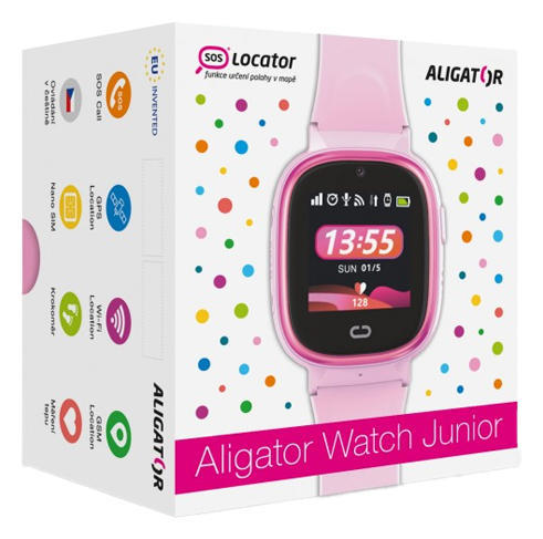 Aligator Watch Junior GPS Pink4