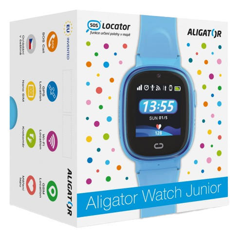 Aligator Watch Junior GPS Blue4