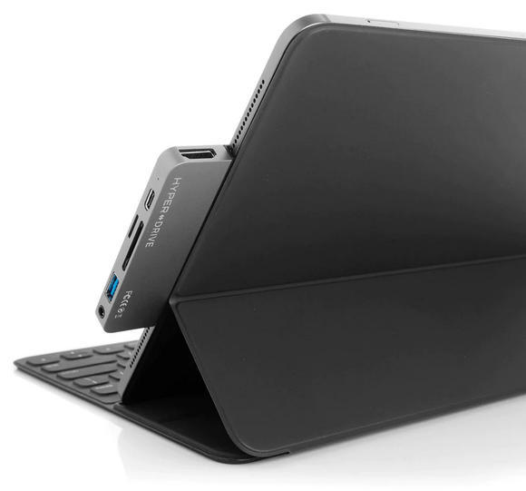 HyperDrive 6-in-1 USB-C Hub pro iPad Pro, Gray4