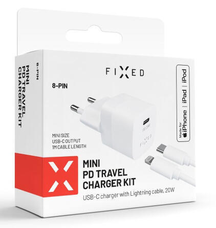 FIXED set s USB-C výstupem, USB-C/Lightning 20W5