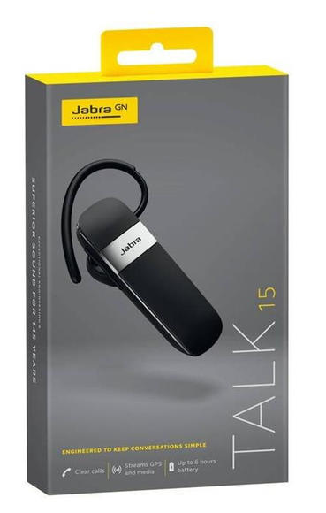Jabra TALK 15 SE Bluetooth přenosná HF sada, Black5