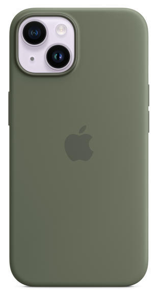 iPhone 14 Silicone Case MagSafe - Olive5