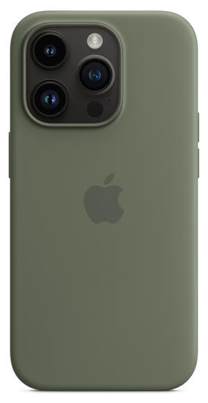 iPhone 14 Pro Silicone Case MagSafe - Olive5