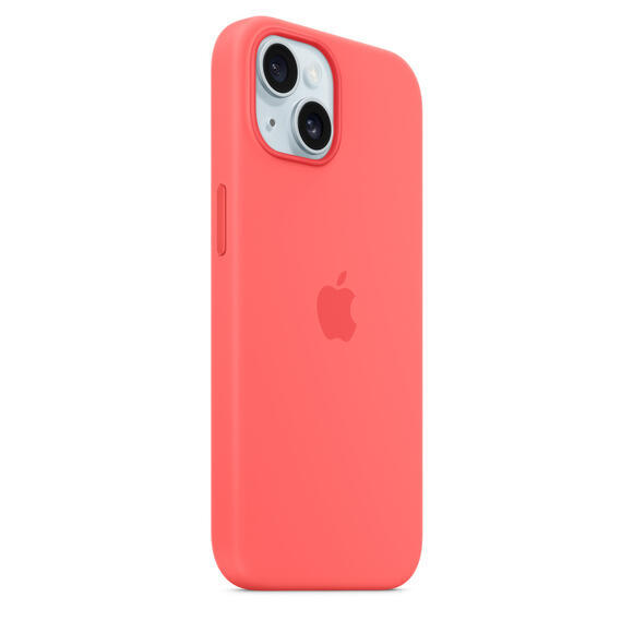 iPhone 15 Silicone Case MagSafe Guava5