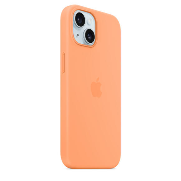 iPhone 15 Silicone Case MagSafe Orange Sorbet5