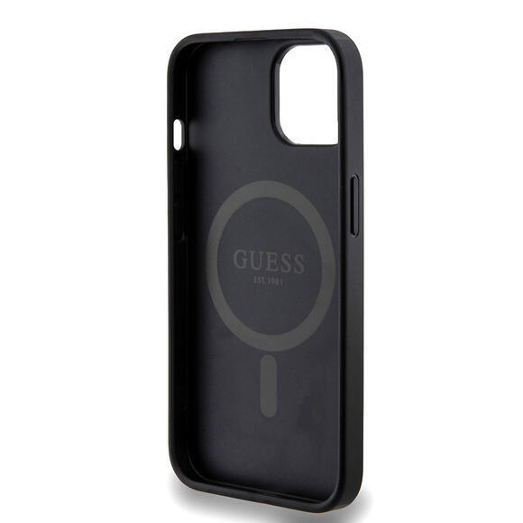 Guess 4G Colored Ring MagSafe iPhone 14, Black5