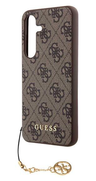 Guess 4G Charms kryt pro Samsung Galaxy S24, Brown5