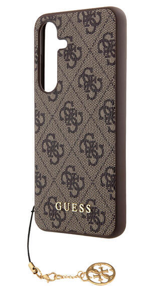 Guess 4G Charms kryt pro Samsung Galaxy S24+ Brown5