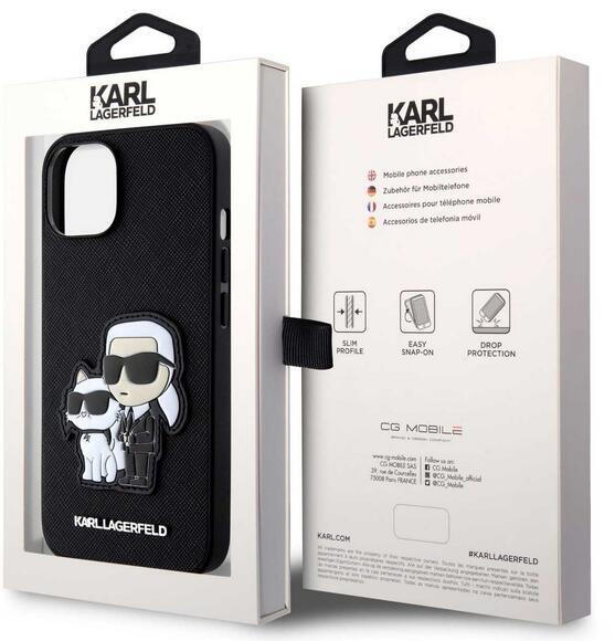 Karl Lagerfeld Karl&Choupette Case iPhone 14,Black5