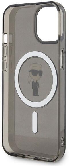 Karl Lagerfeld IML Ikonik MagSafe iPhone 15, Black5