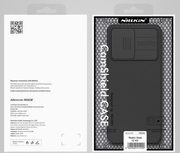 Nillkin CamShield kryt Xiaomi Redmi Note 12 4G, Bl5
