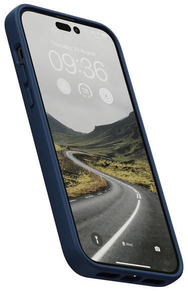 Njord Salmon Leath.Case iPhone 13/14 Pro Max, Blue5