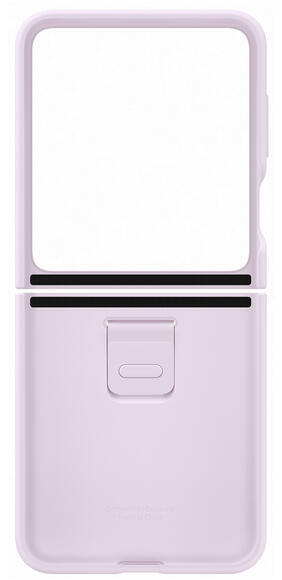 Samsung Silicone Case with Ring Z Flip 5, Lavender5